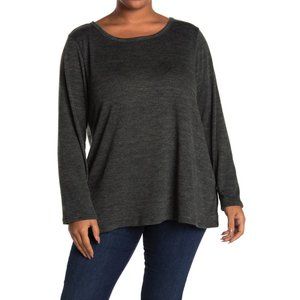 FORGOTTEN GRACE Women Sweaters Boat Neck Hacci Knit Top Size L MSRP $24.97